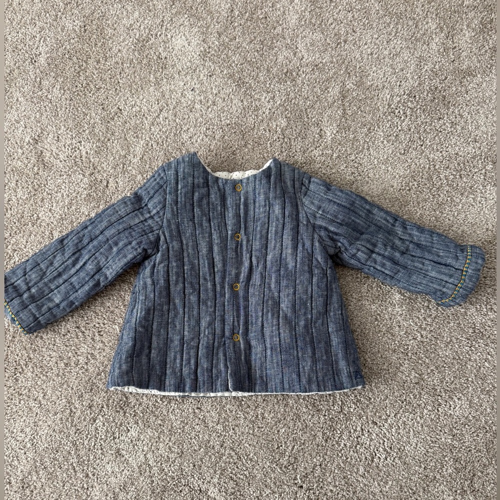 Maison Frida Girls Button Up Jacket - Picture 2 of 5
